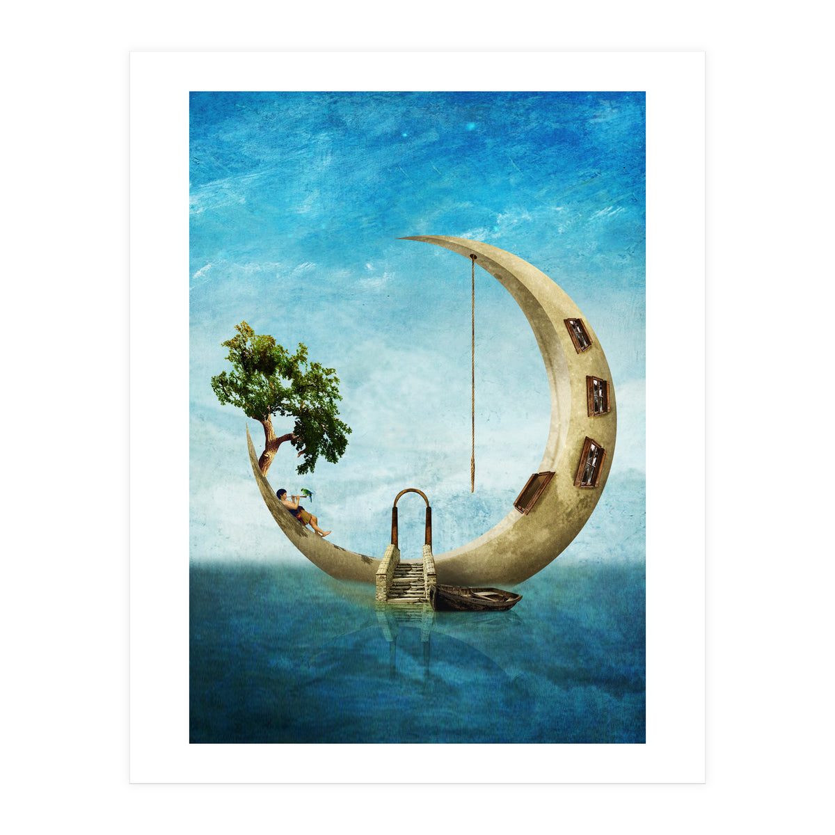 Home Sweet Moon (Print Only)