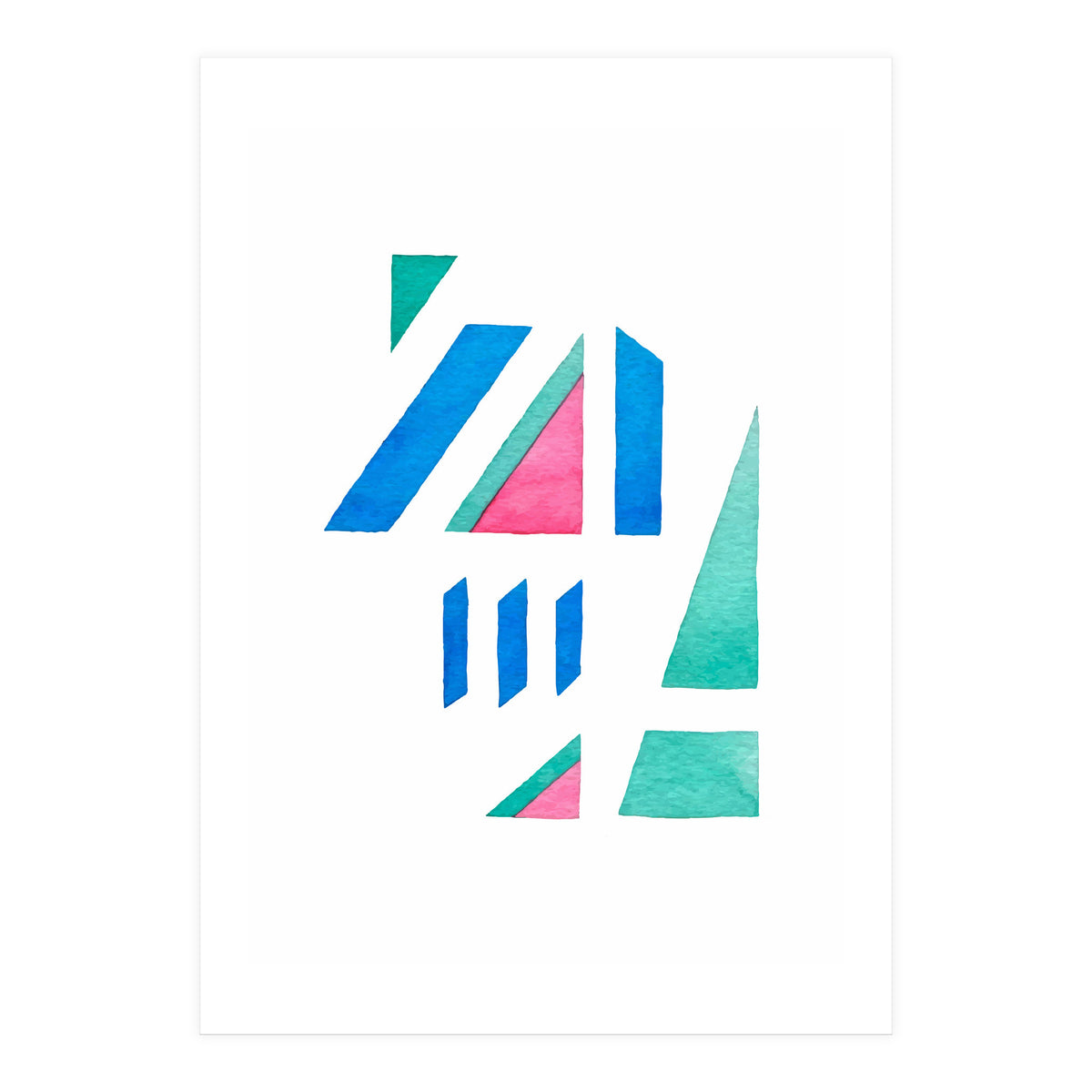 Modern Abstract Watercolor (Print Only)