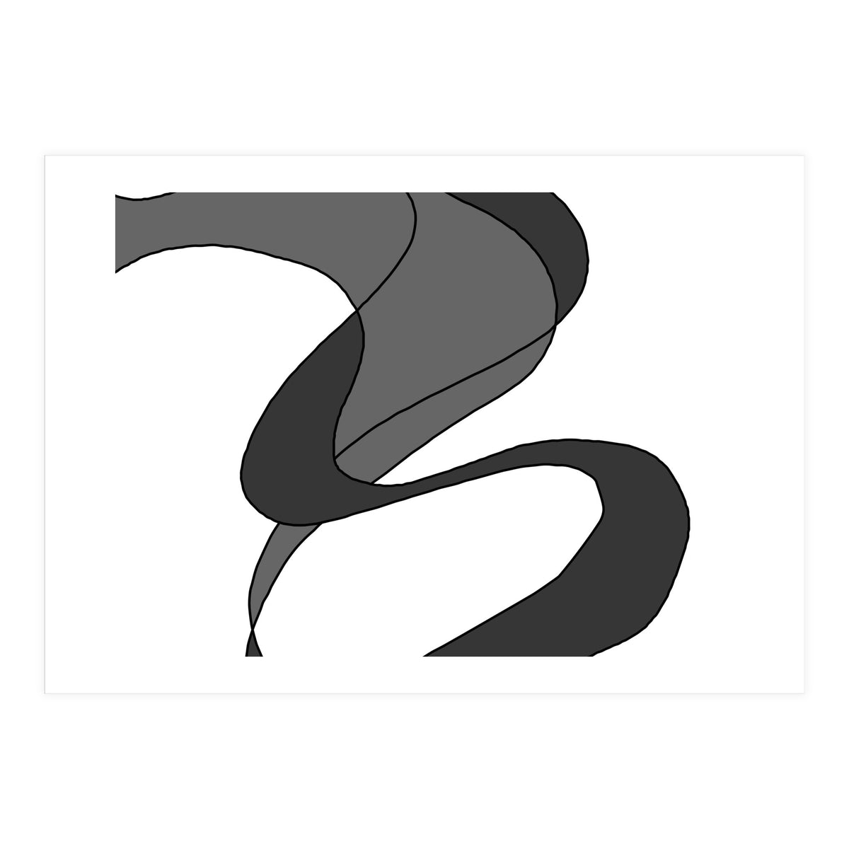 Grey Waves 10 (Print Only)