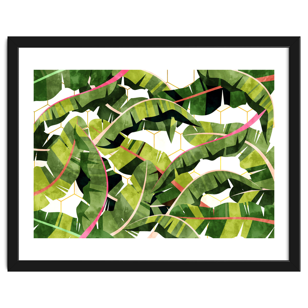 Banana Leaf Salad With Garlic Butter Dressing