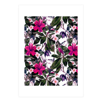 Pattern antique botanical flowers (Print Only)