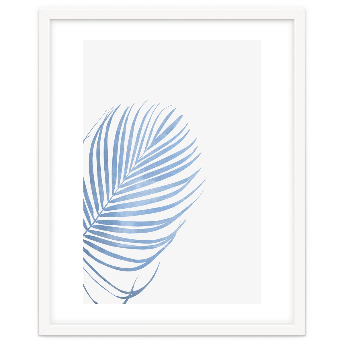 Blue Palm Leaf