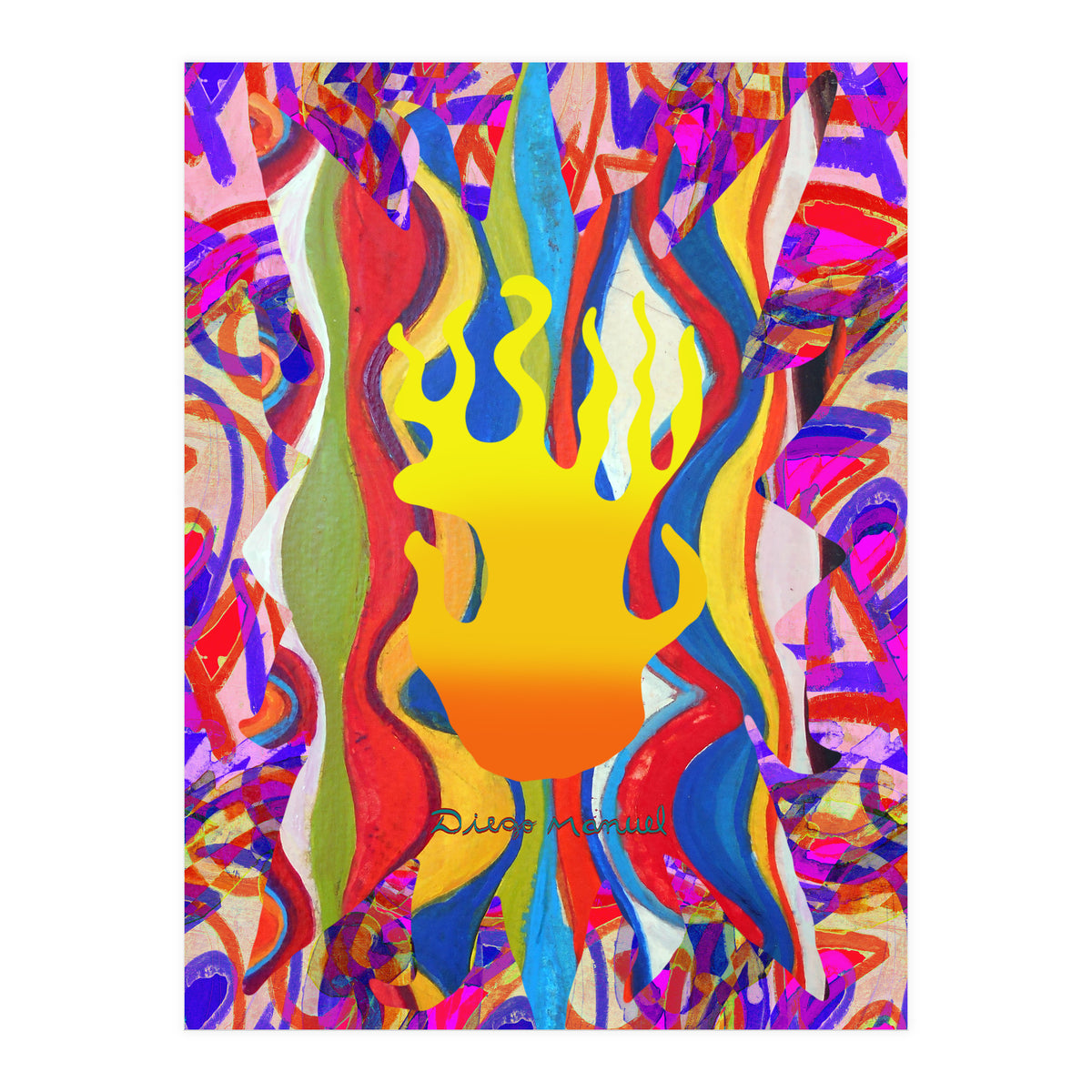 Fuego Y Graffiti 27 (Print Only)