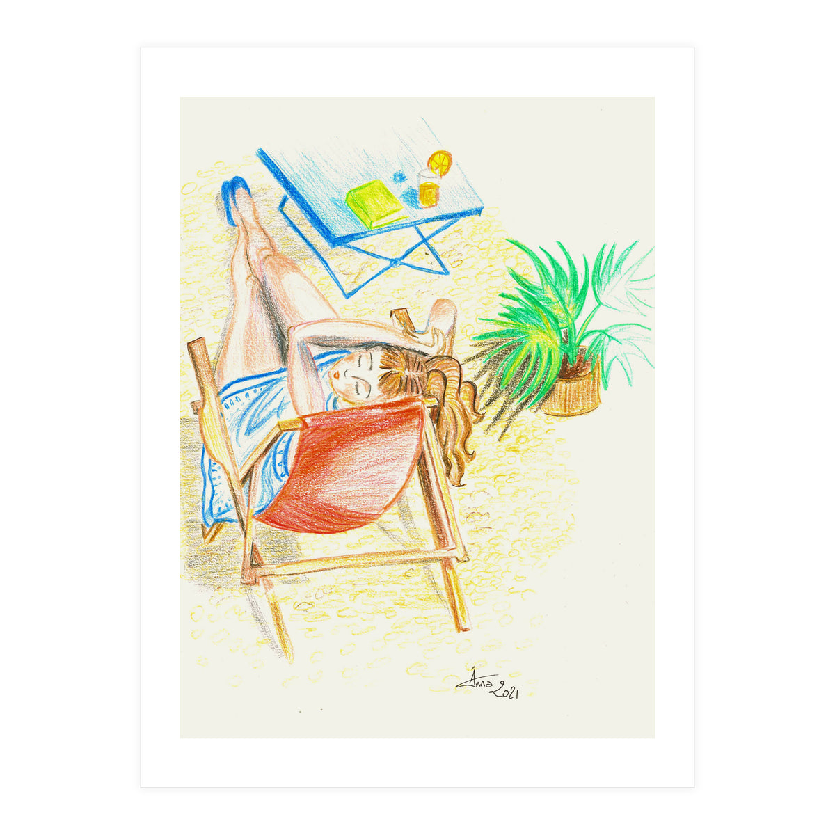 La sieste (Print Only)