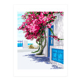 Better days are on their way | Greece Santorini Island Travel | Summer Architecture Positivity (Print Only) thumbnail