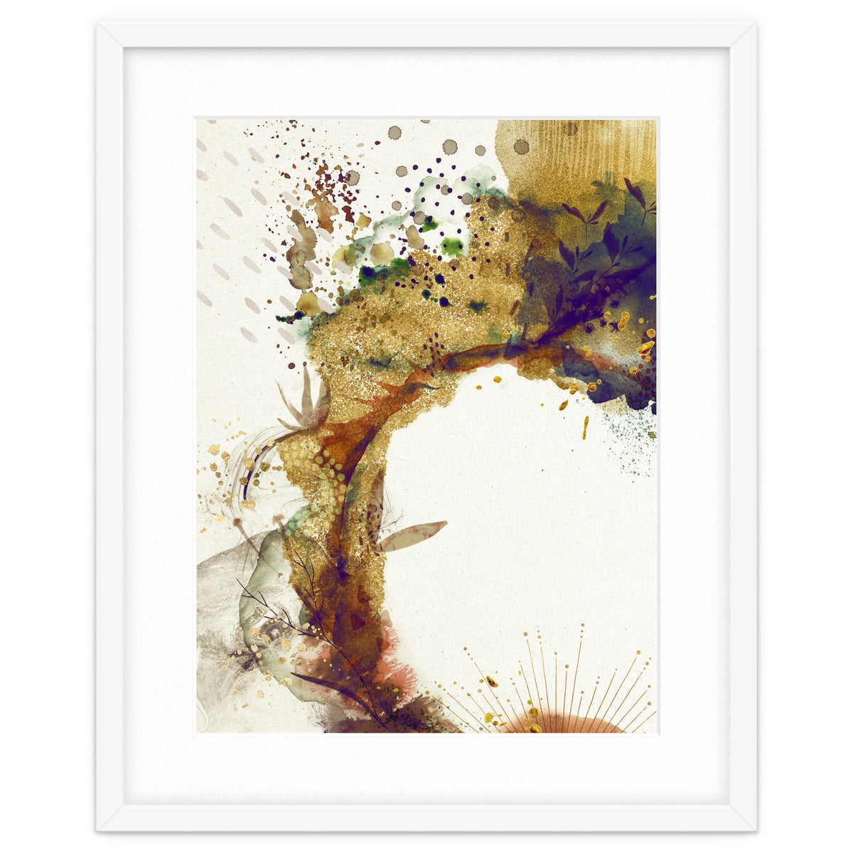 Abstract Floral - Autumn Winds