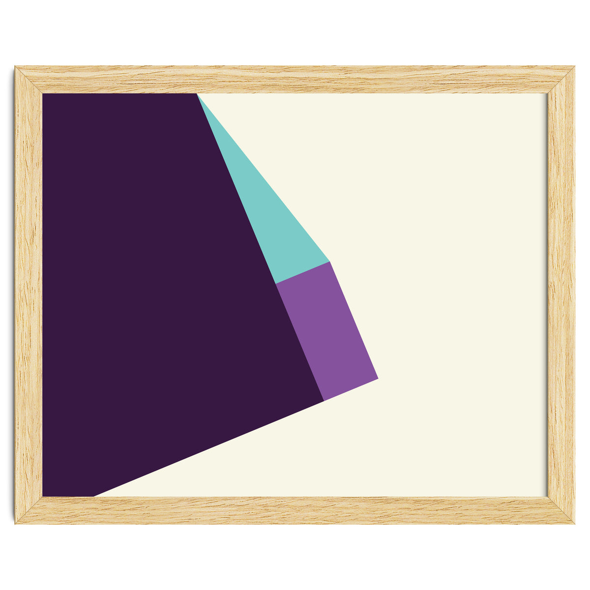 Geometric Shapes No. 42 -  lilac, blue & purple