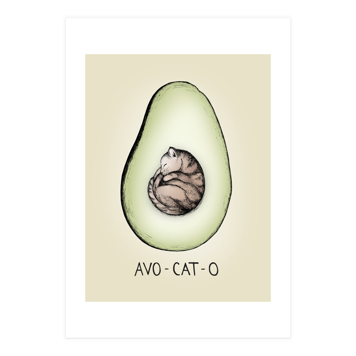 Avo-cat-o (Print Only)