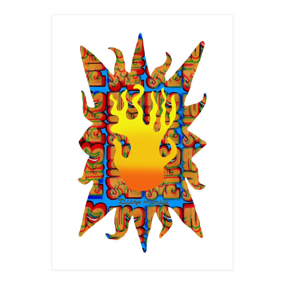 Fuego 2 Copia (Print Only)