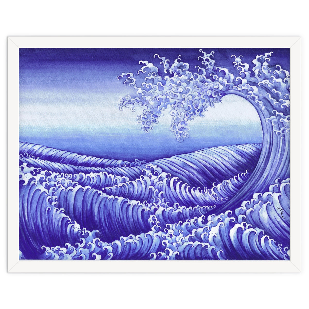 Turbulent Water Triptych part 3