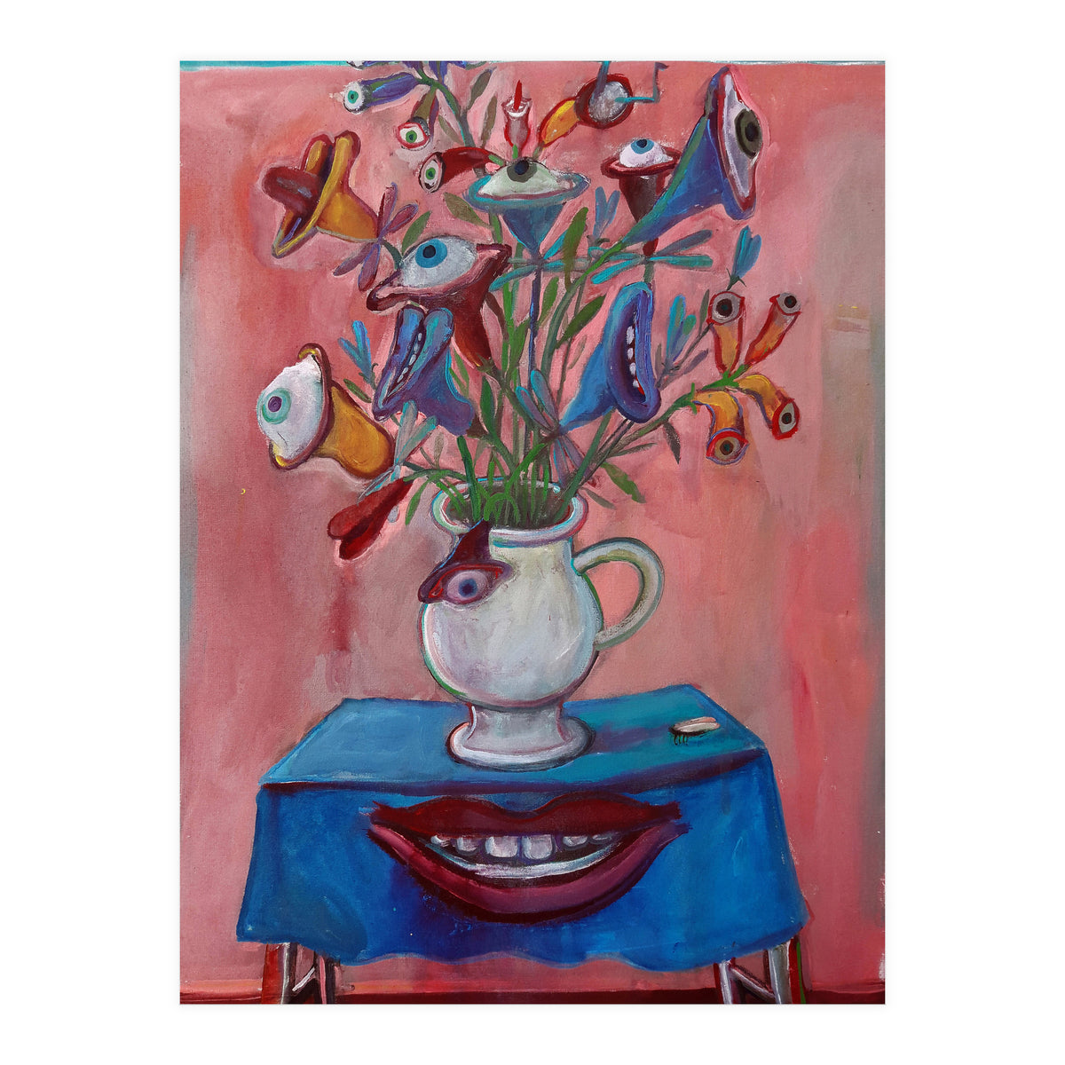 Flores Ojos Bocas (Print Only)