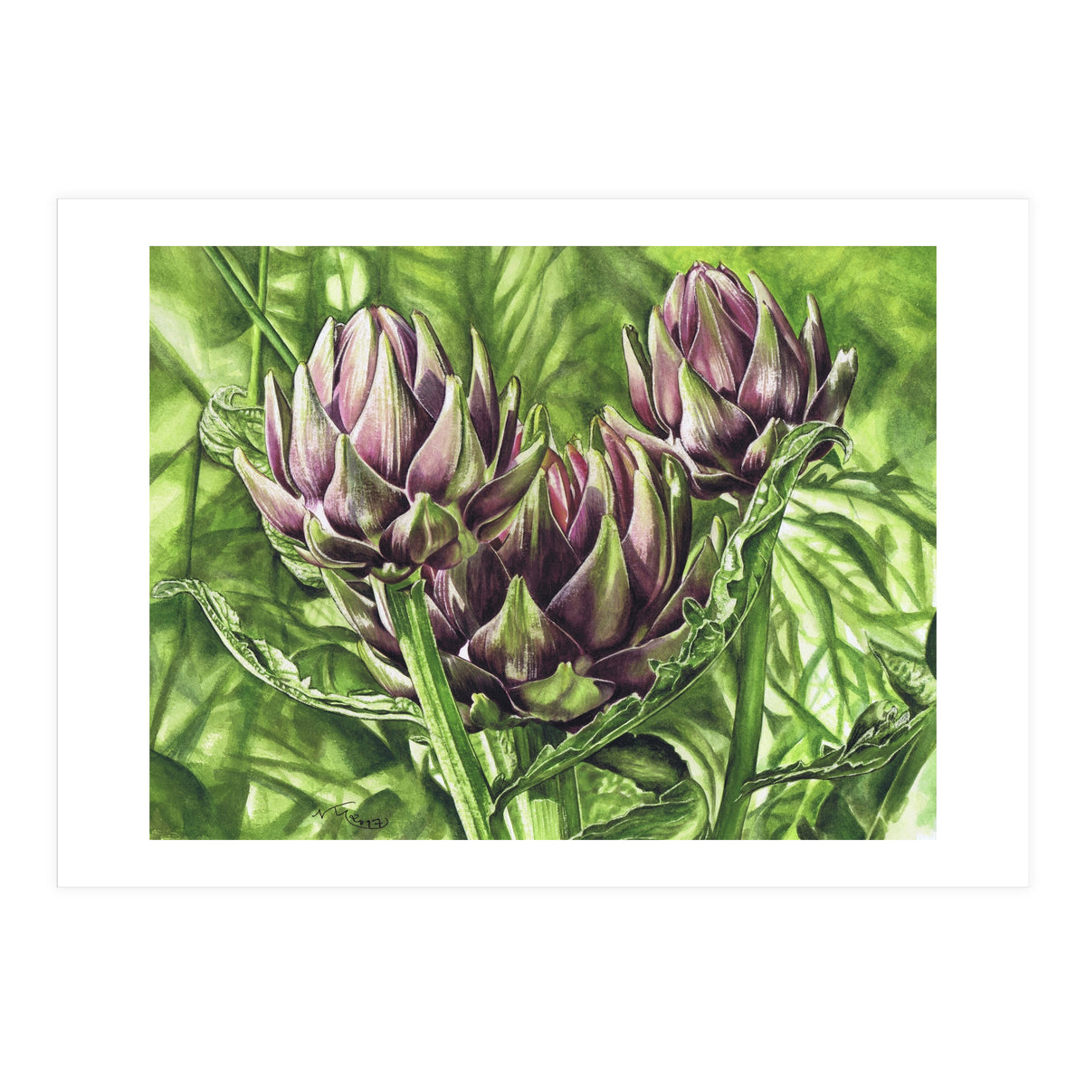 Artichoke Forest (Print Only)