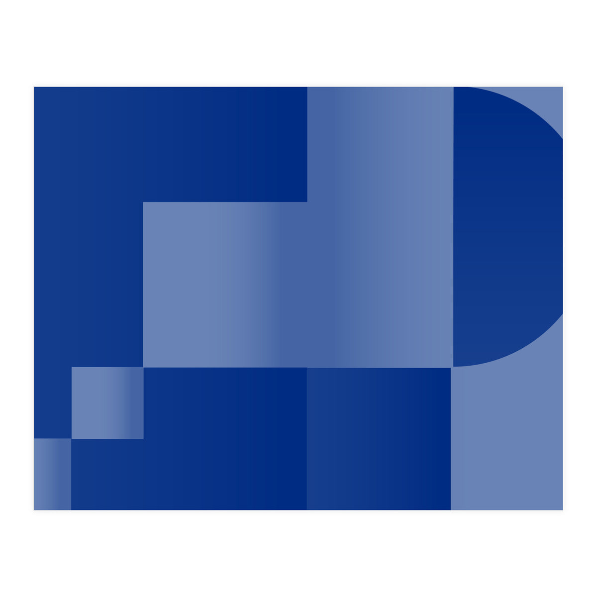 Beach at night | abstract modern (Print Only)