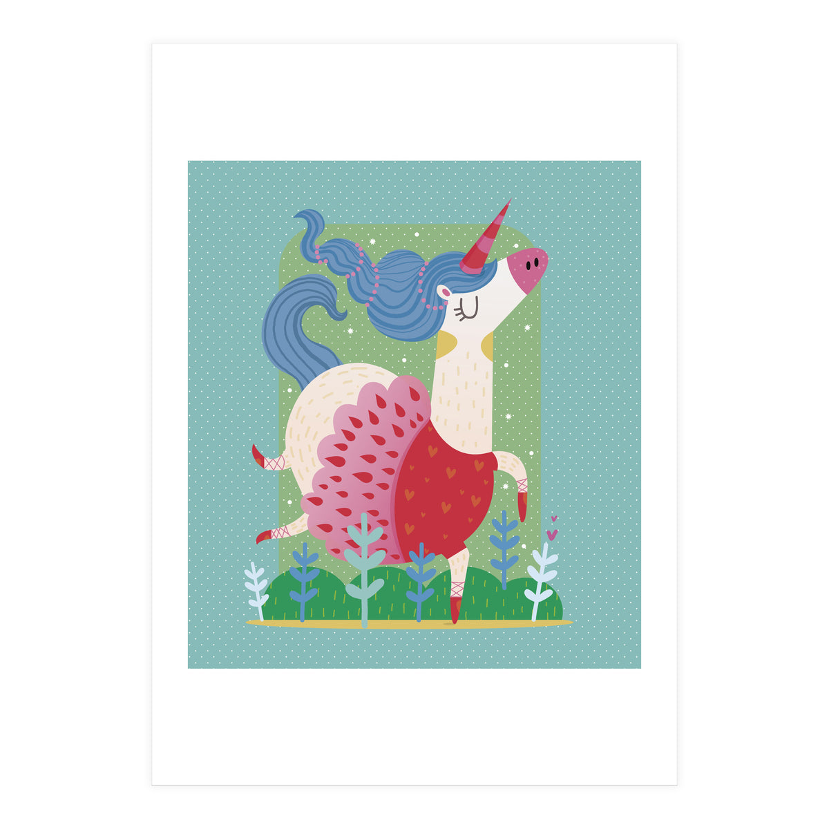Unicorn Ballerina (Print Only)