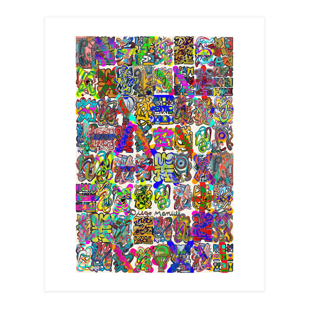 Graffitis 2021 Tapiz 101 (Print Only)