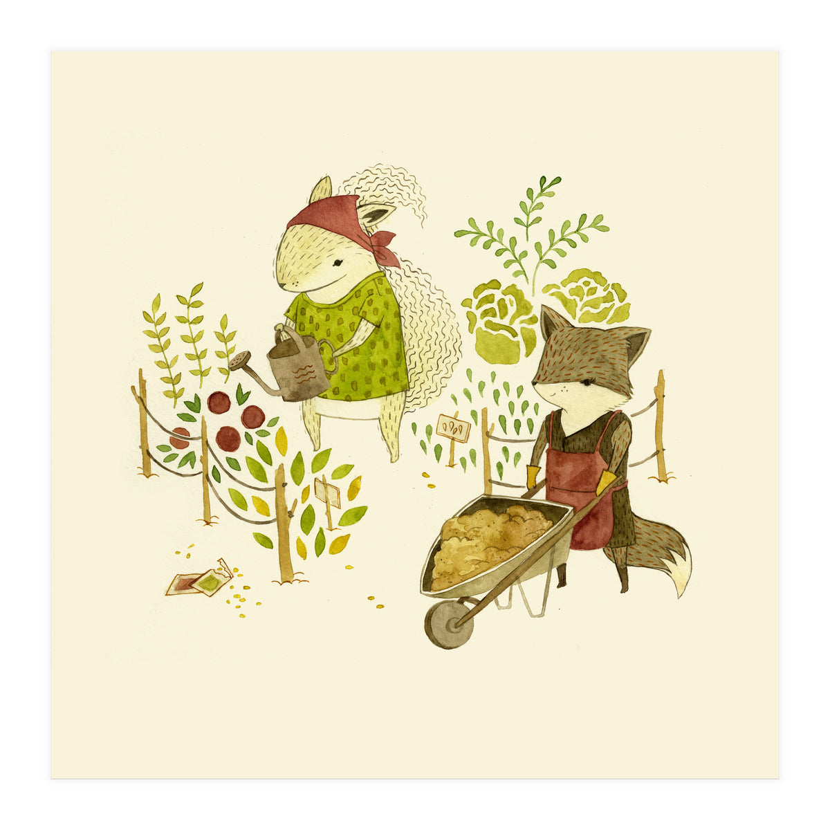 Growing A Garden (Print Only)