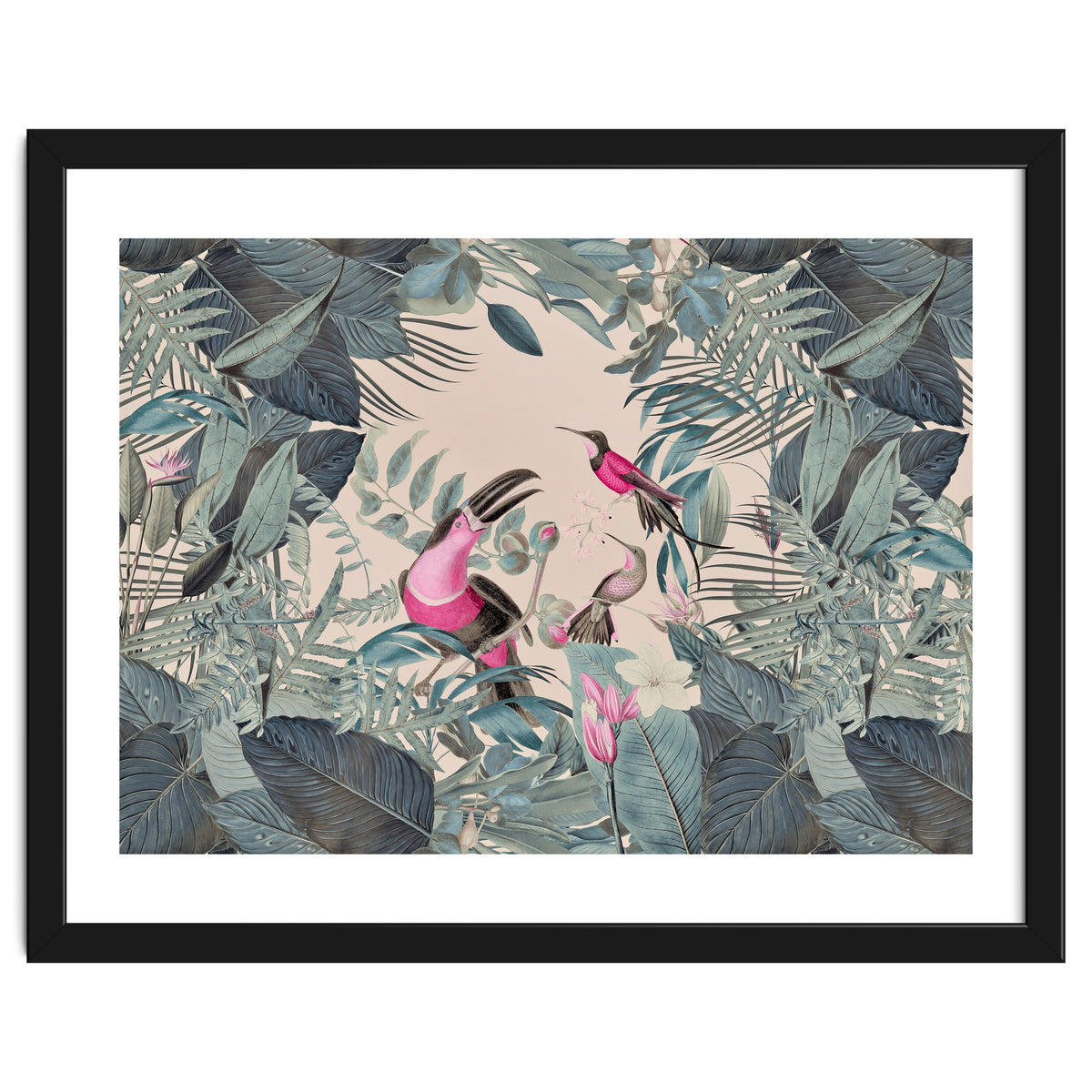 Green Jungle Toucans Color Look