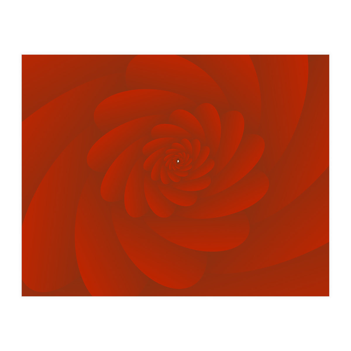 3 D Image Abstract Rose Flower ART (Print Only)