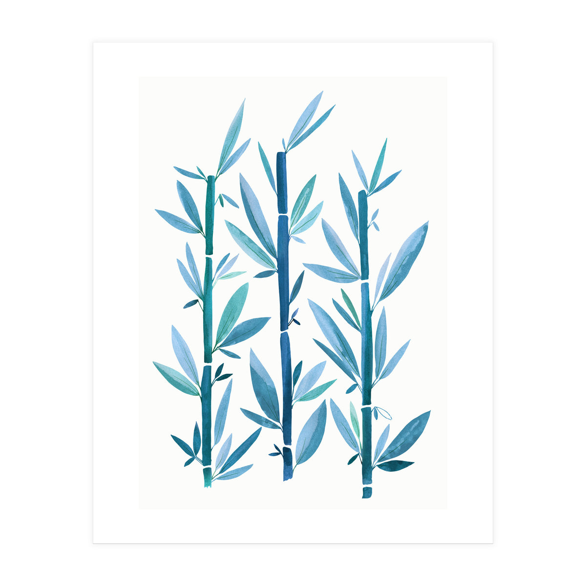 Blue Bamboo (Print Only)