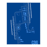 Paris CDG Airport Layout (Print Only) thumbnail