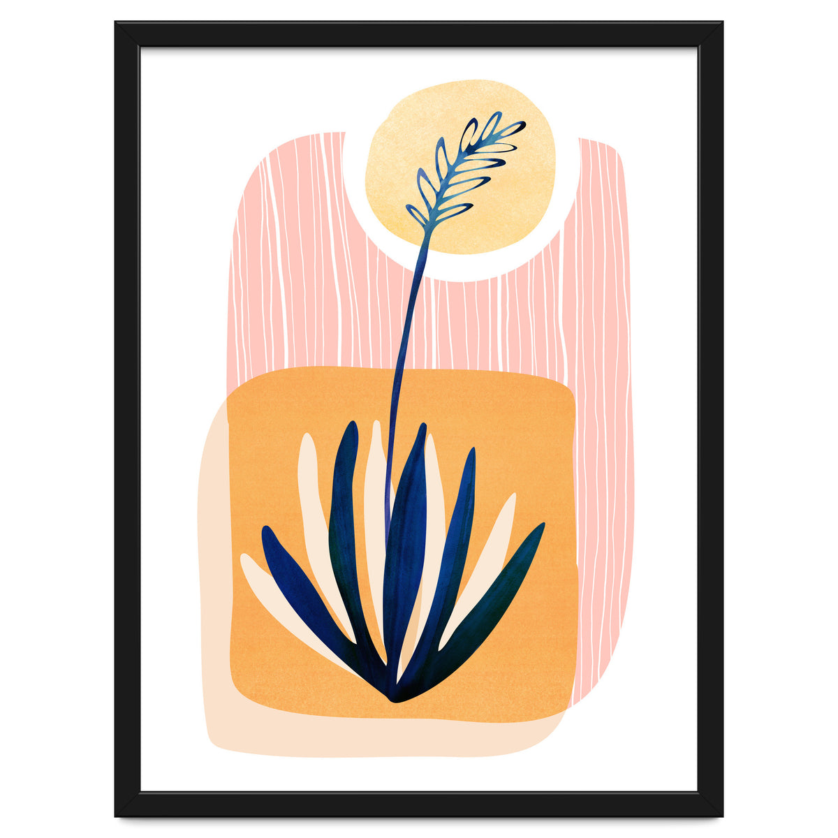 Painted Agave With Sun