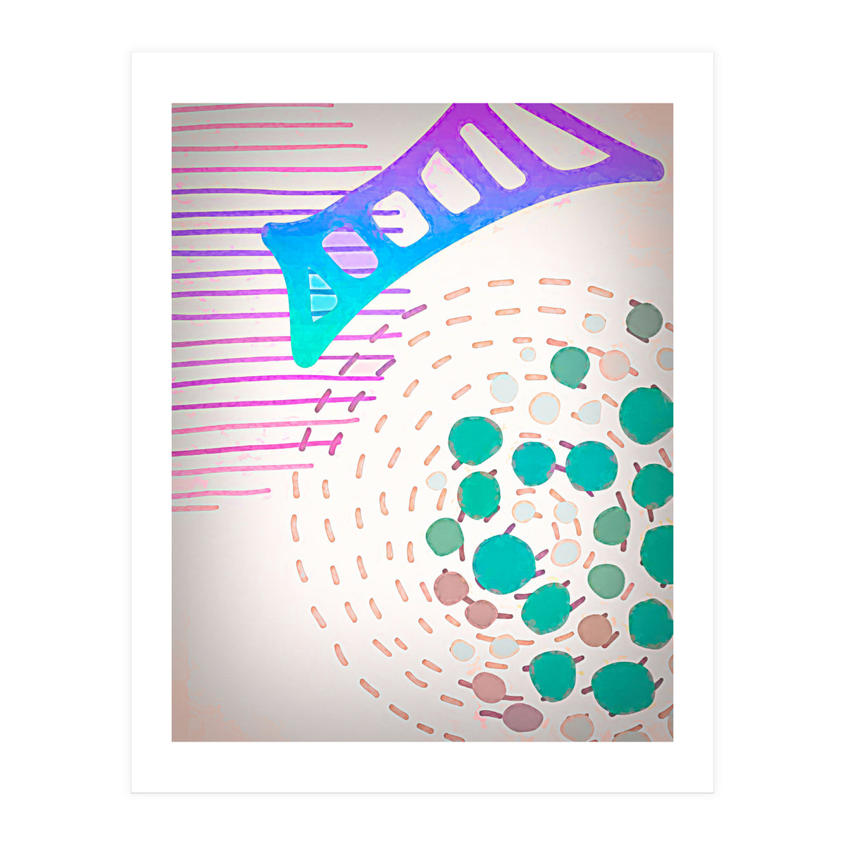 Pebbles In The Wheels (Print Only)