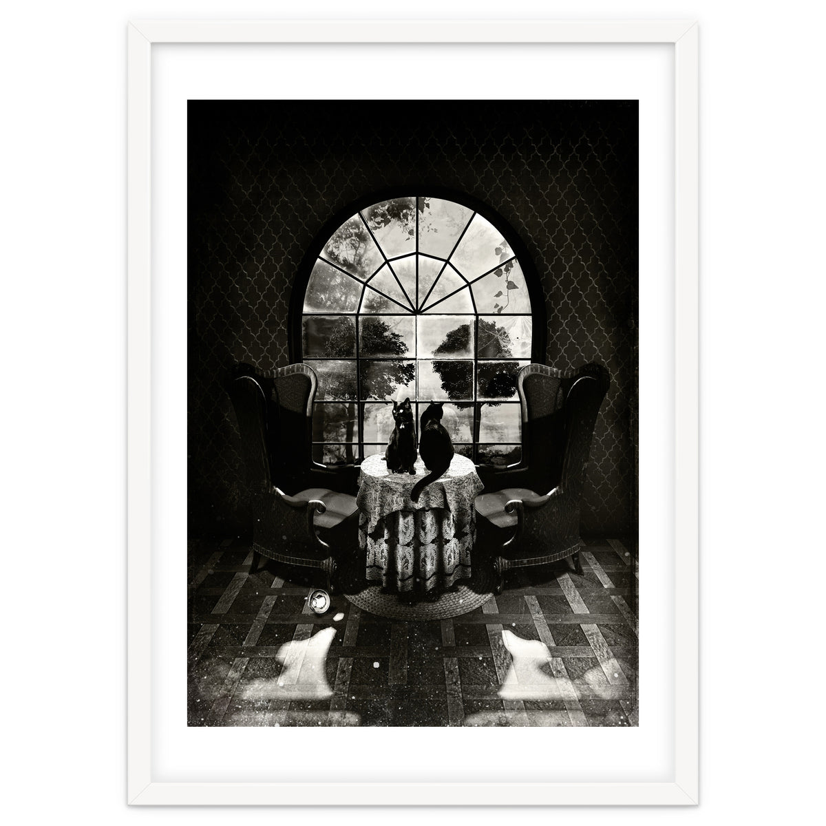 Room Skull Bw