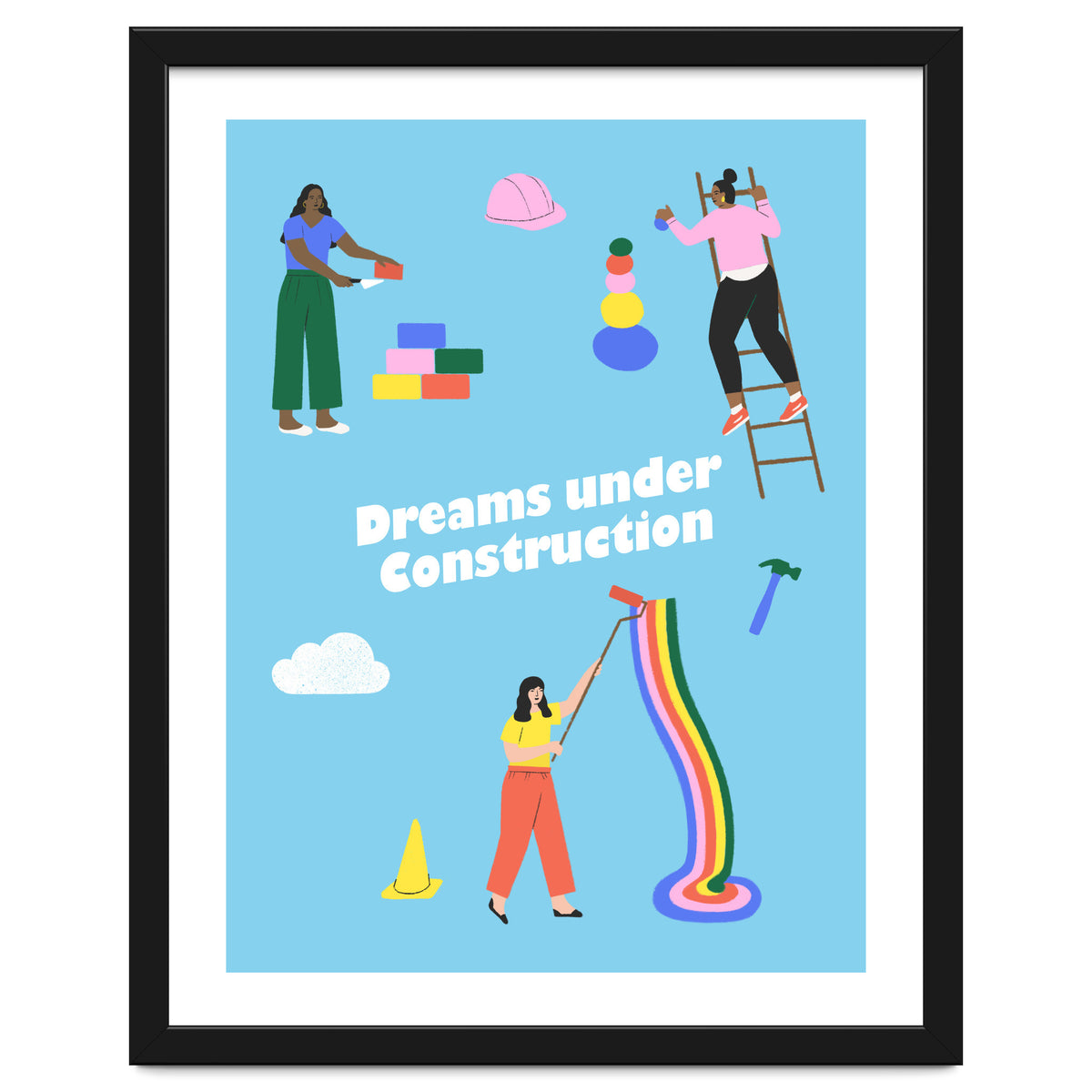 Dreams Under Construction Blue