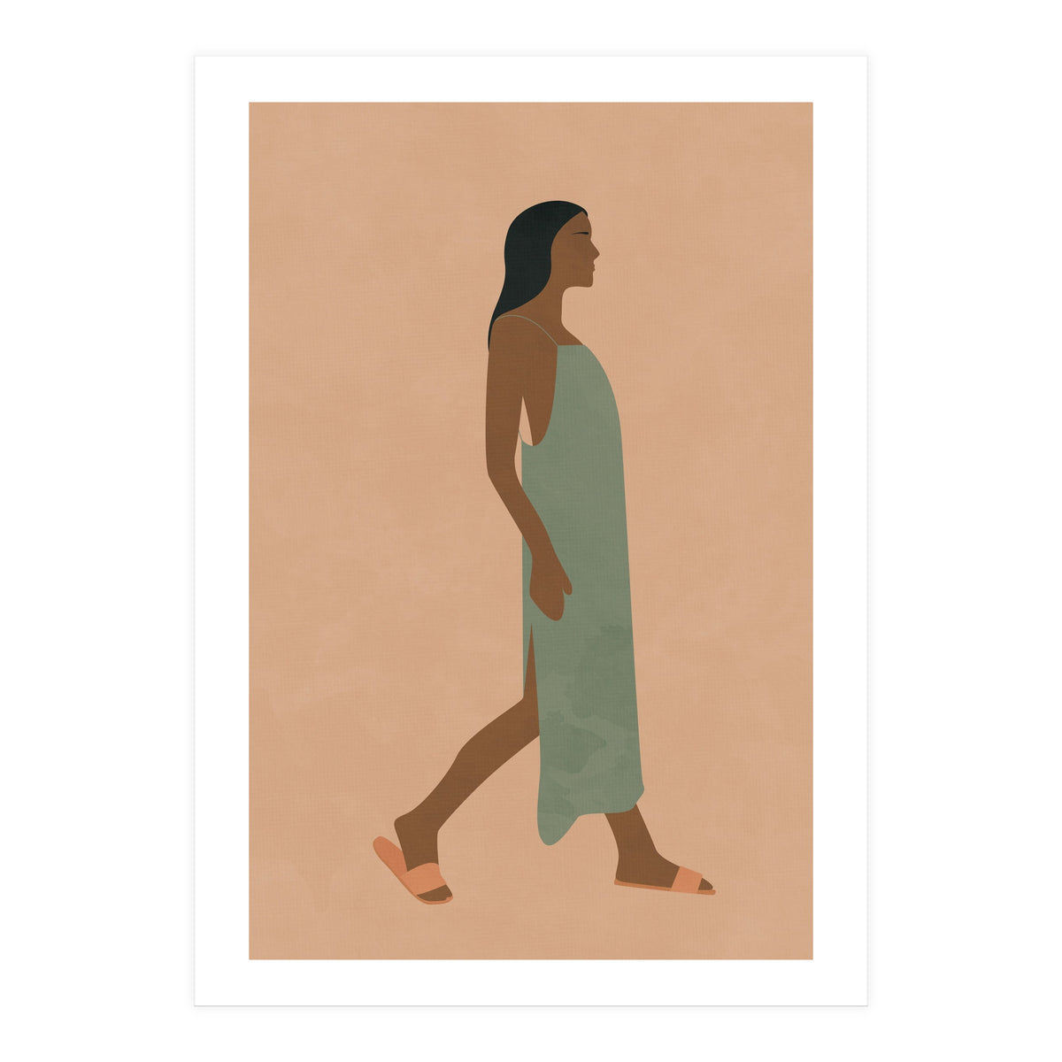 Minimalist Boho Woman (Print Only)