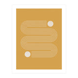 Mid-Century Modern No.20 - Woodblock Print (Print Only) thumbnail