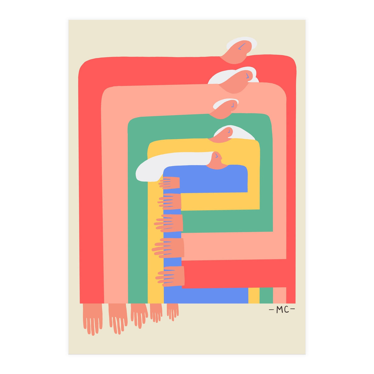 Rainbow Hug (Print Only)