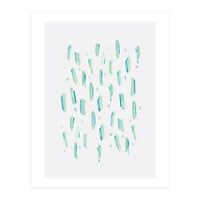 Brush Strokes Mint (Print Only)