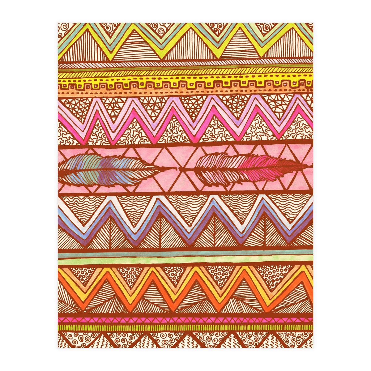 Two Feathers (Print Only)