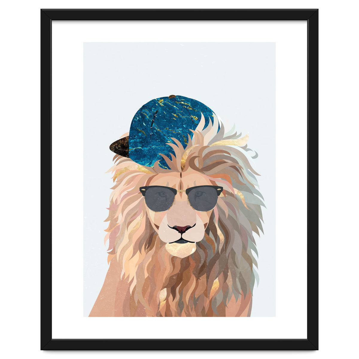 Skater Lion Portrait