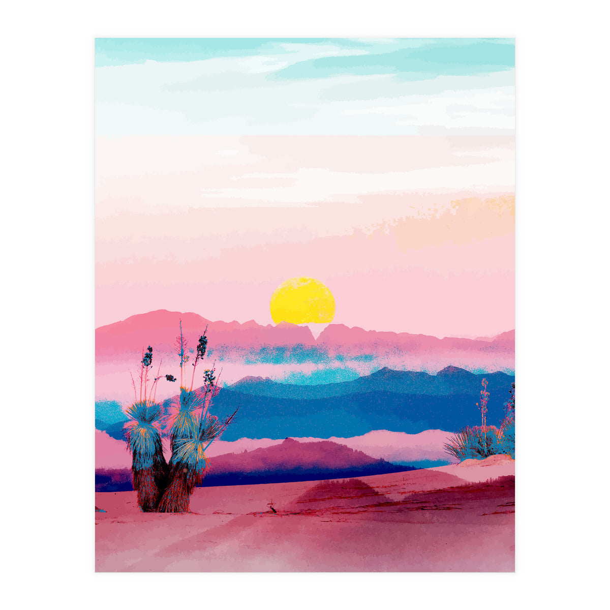 Her Heart Was Made Of Liquid Sunsets (Print Only)