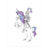 Unicorn Knight (Print Only) thumbnail
