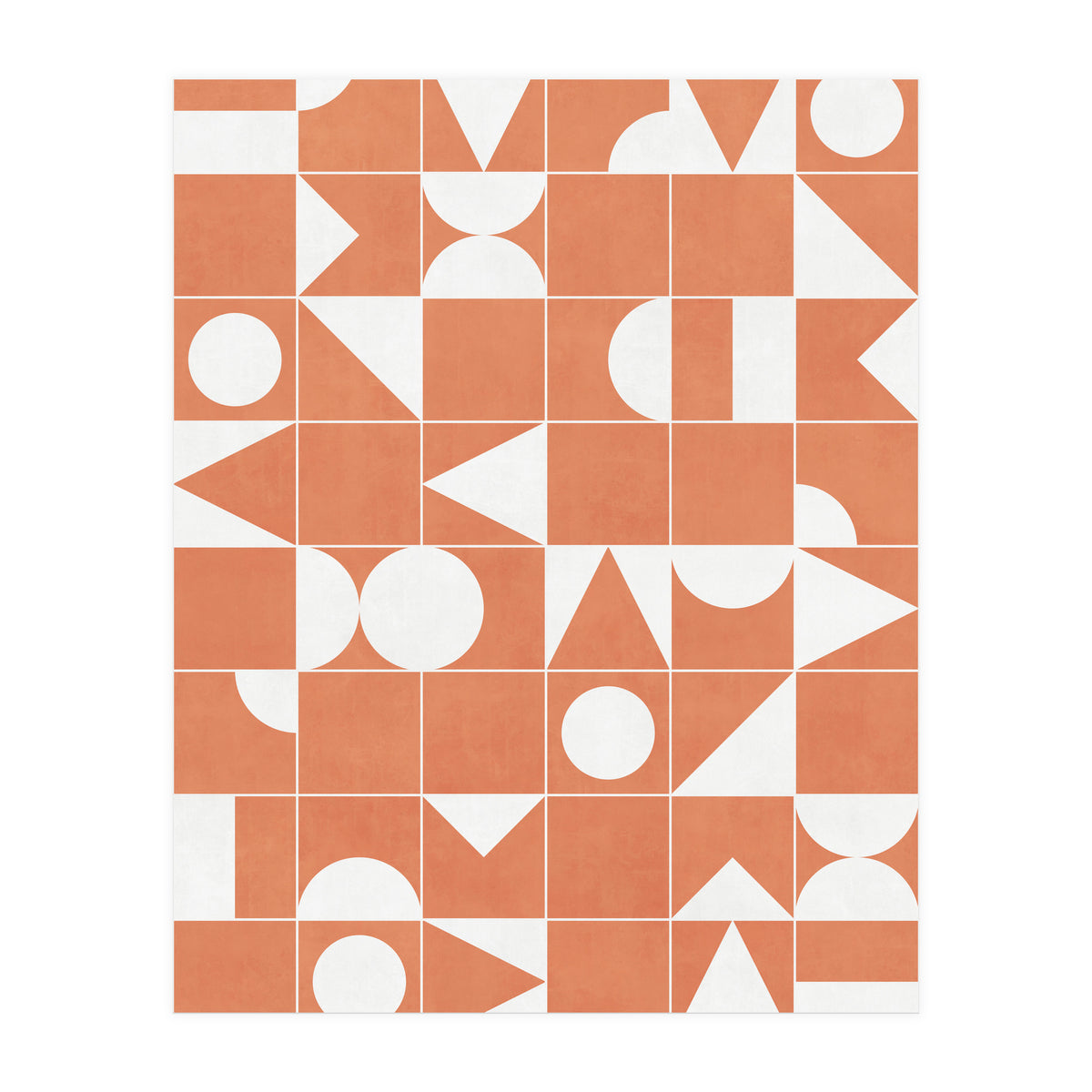 My Favorite Geometric Patterns No.14 - Coral (Print Only)