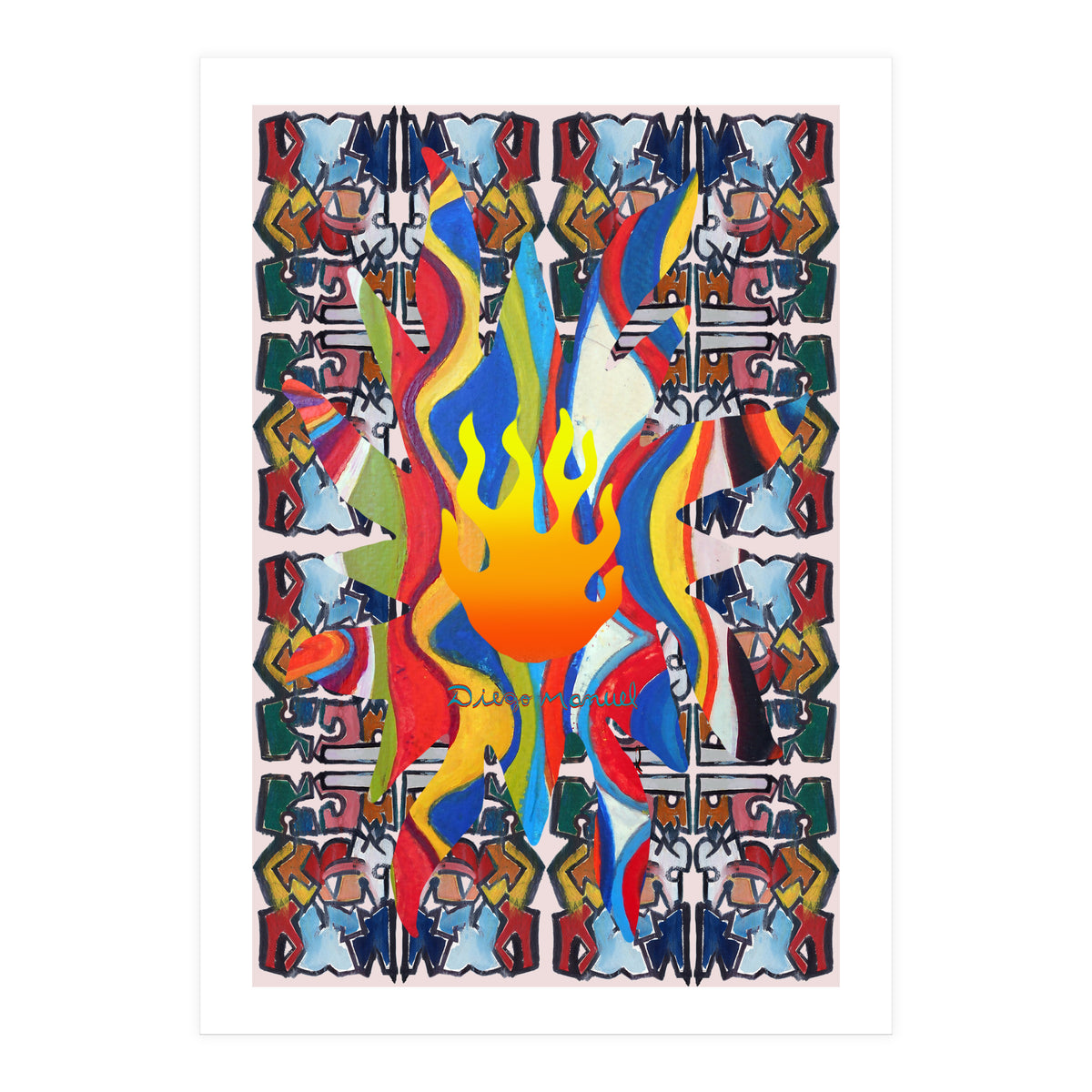 Fuego Y Graffiti 46 (Print Only)