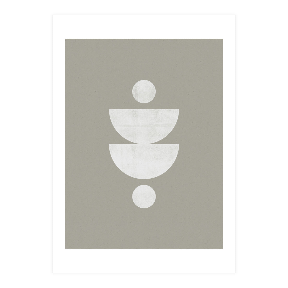 Mid-Century Modern No.23 - Woodblock Print (Print Only)