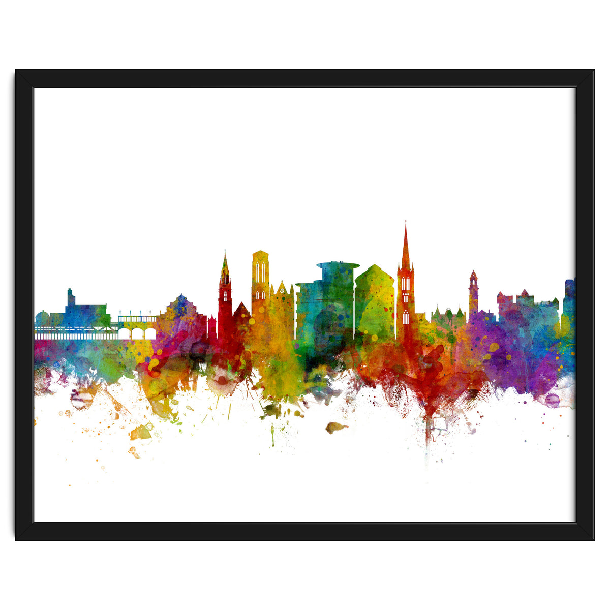 Bournemouth England Skyline