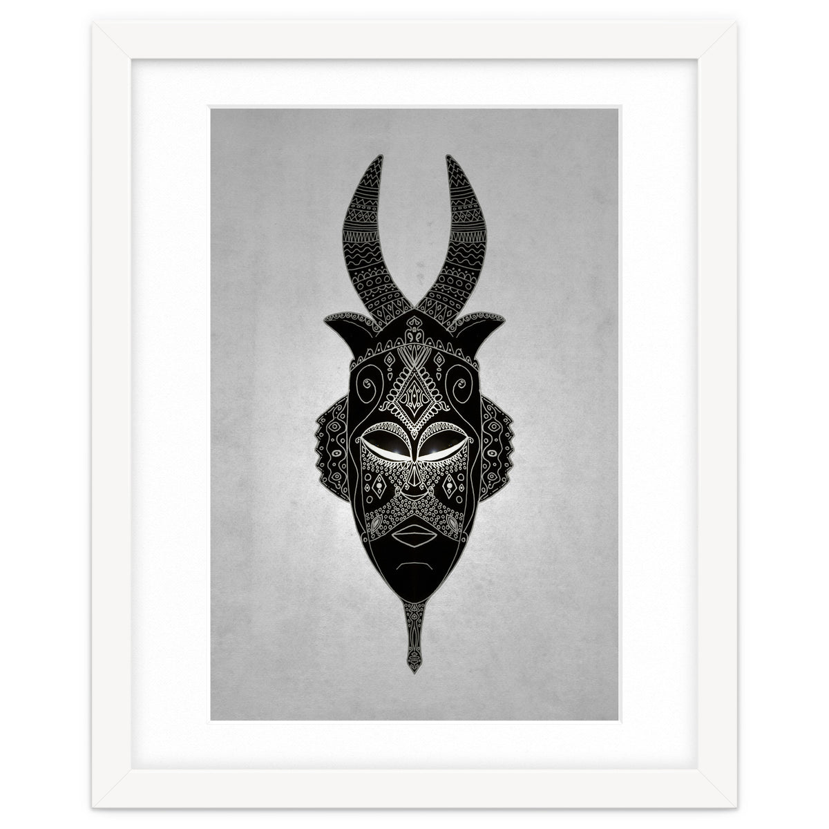 Horned Tribal Mask