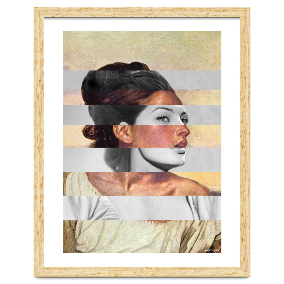 Delacroix's Orphan Girl At The Cemetery & Sophia Loren