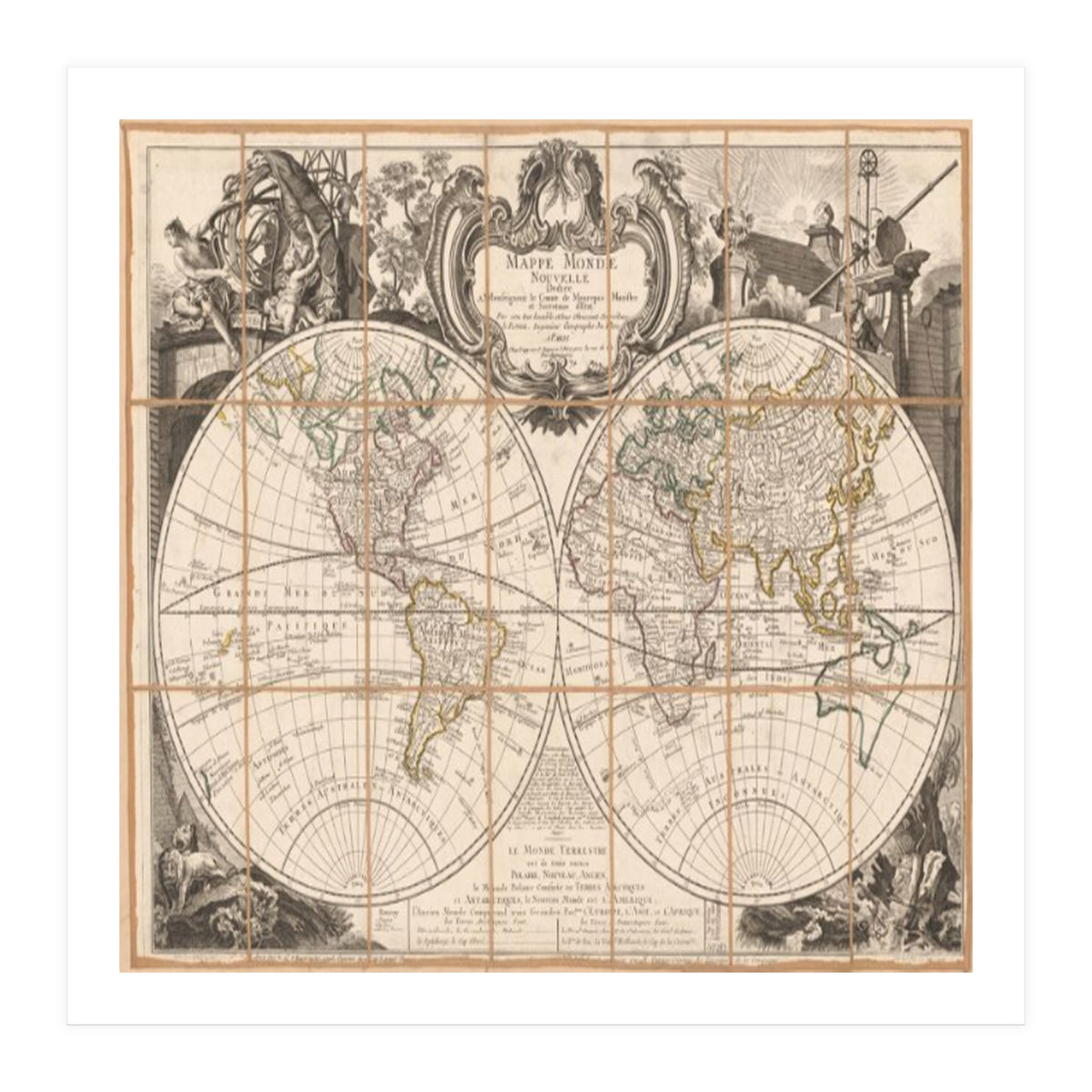 Old world map revisited (Print Only)