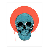 Blue Skull II (Print Only) thumbnail