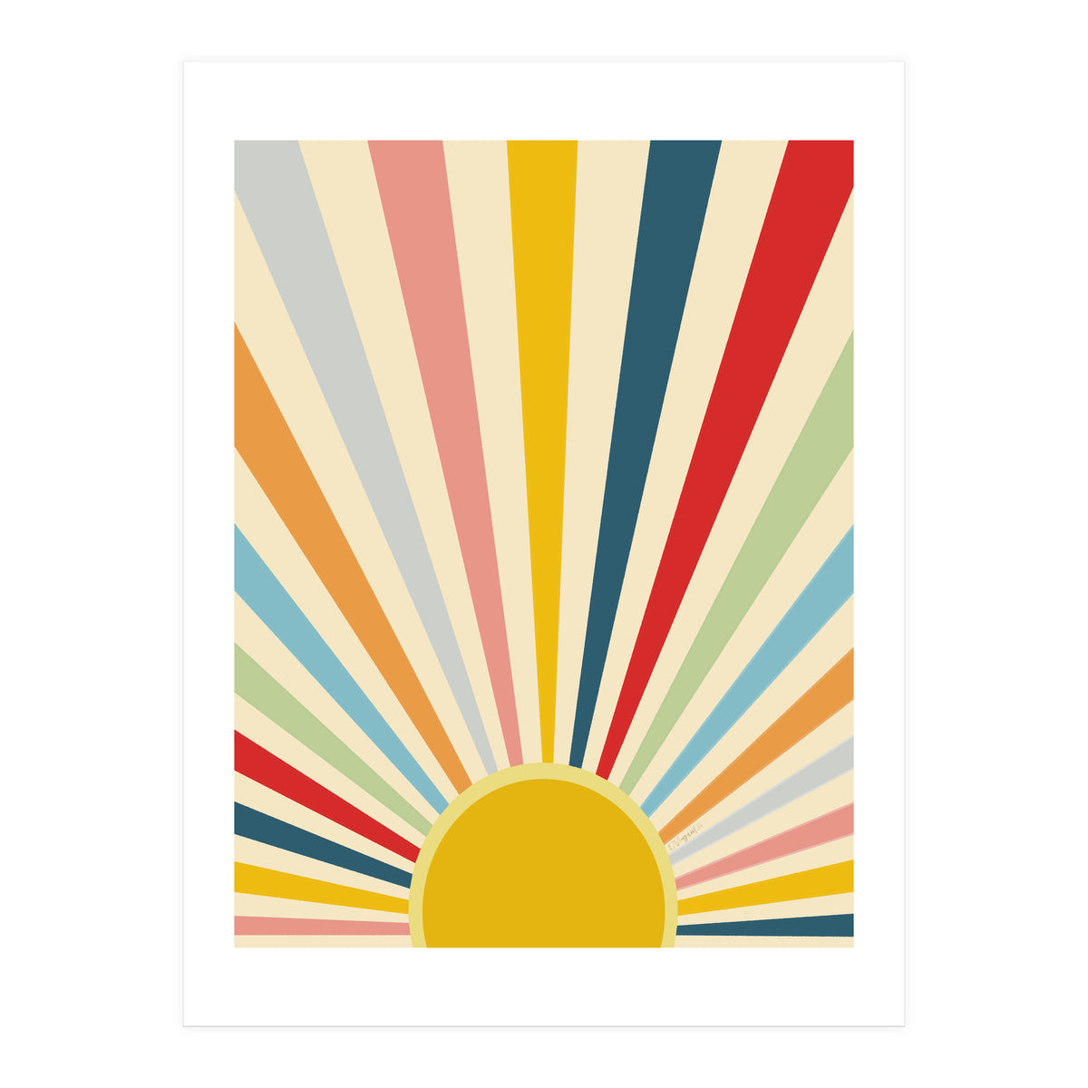 Sun Shines Inside You (Print Only)