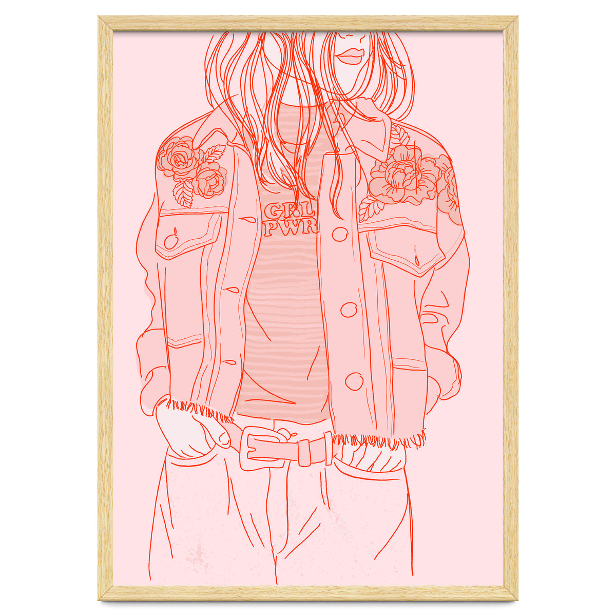 Pink Jeans Jacket