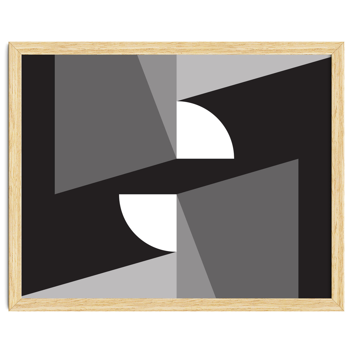 Geometric Shapes No. 11 - monochrome