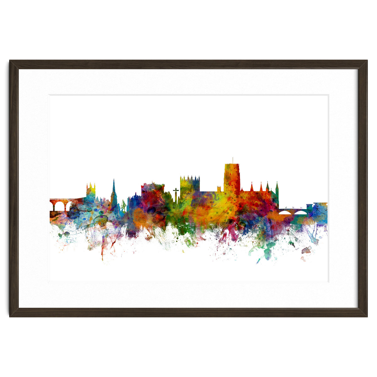 Durham England Skyline Cityscape
