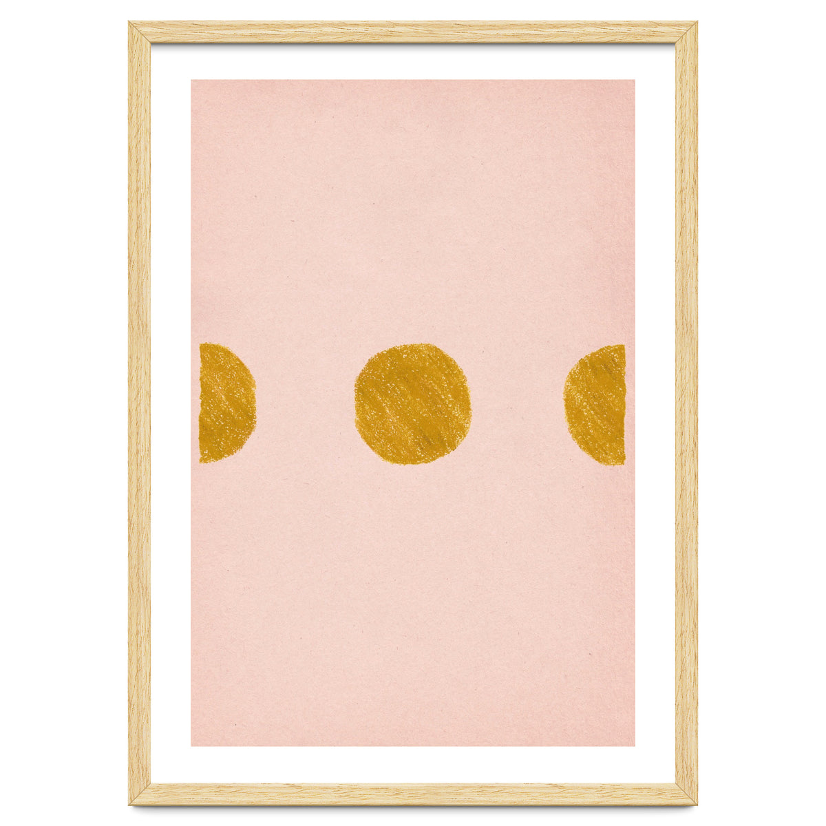 Pink and rust minimalist shapes