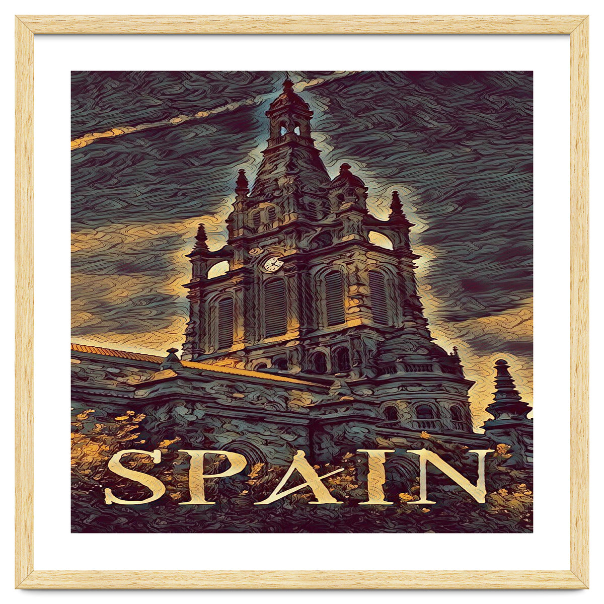 Gothic church in Spain